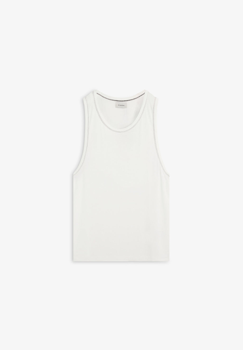 TANK TOP WITH CONTRAST STITCHING