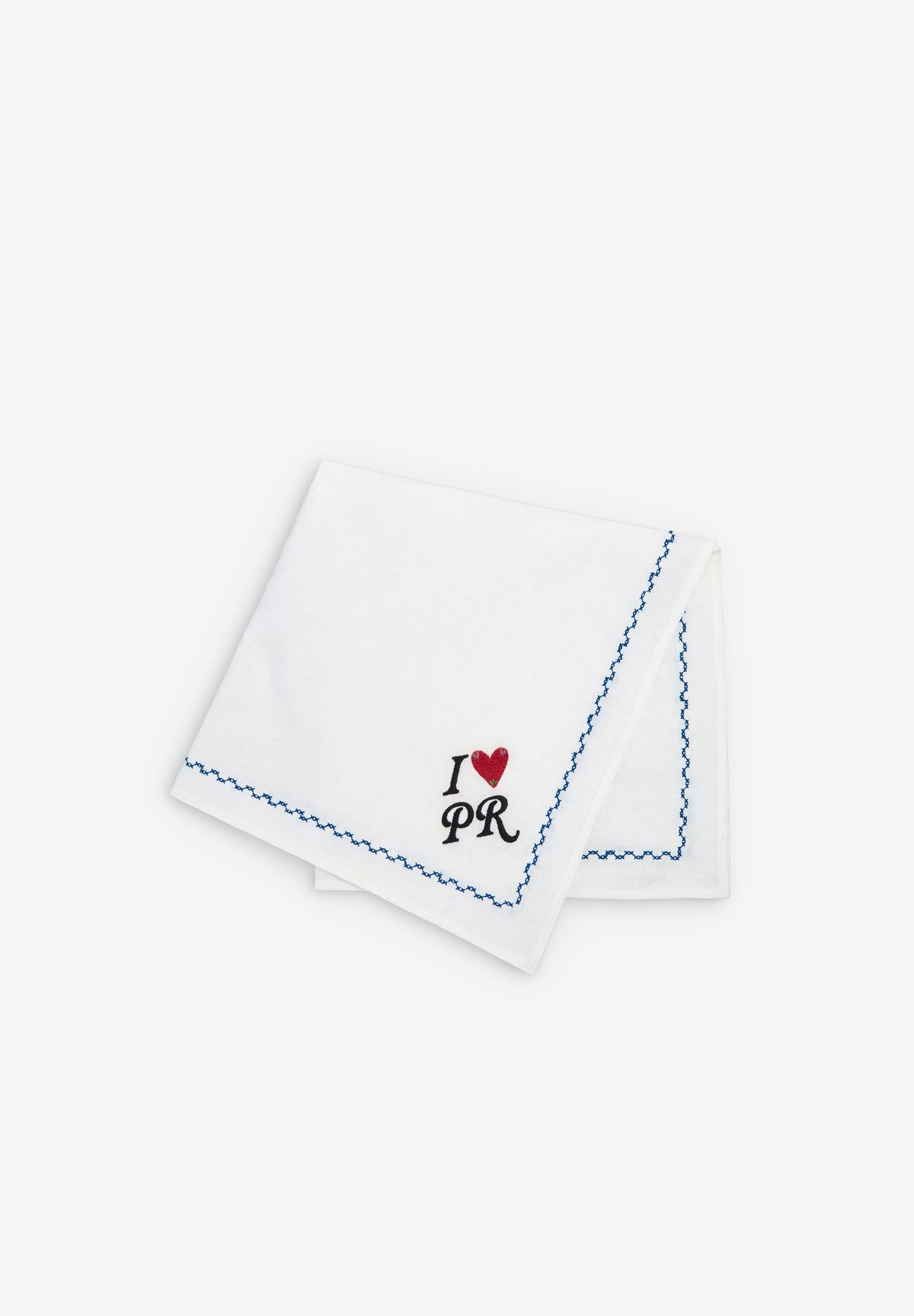 PRINTED COTTON AND LINEN BANDANA