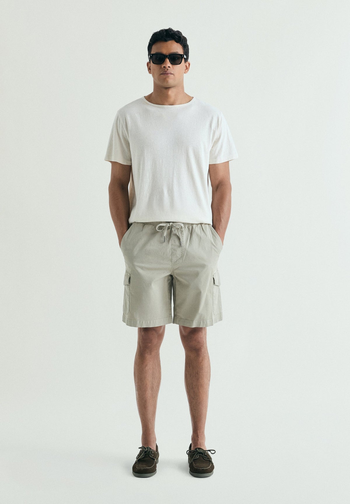 CARGO BERMUDA SHORTS WITH DRAWSTRING