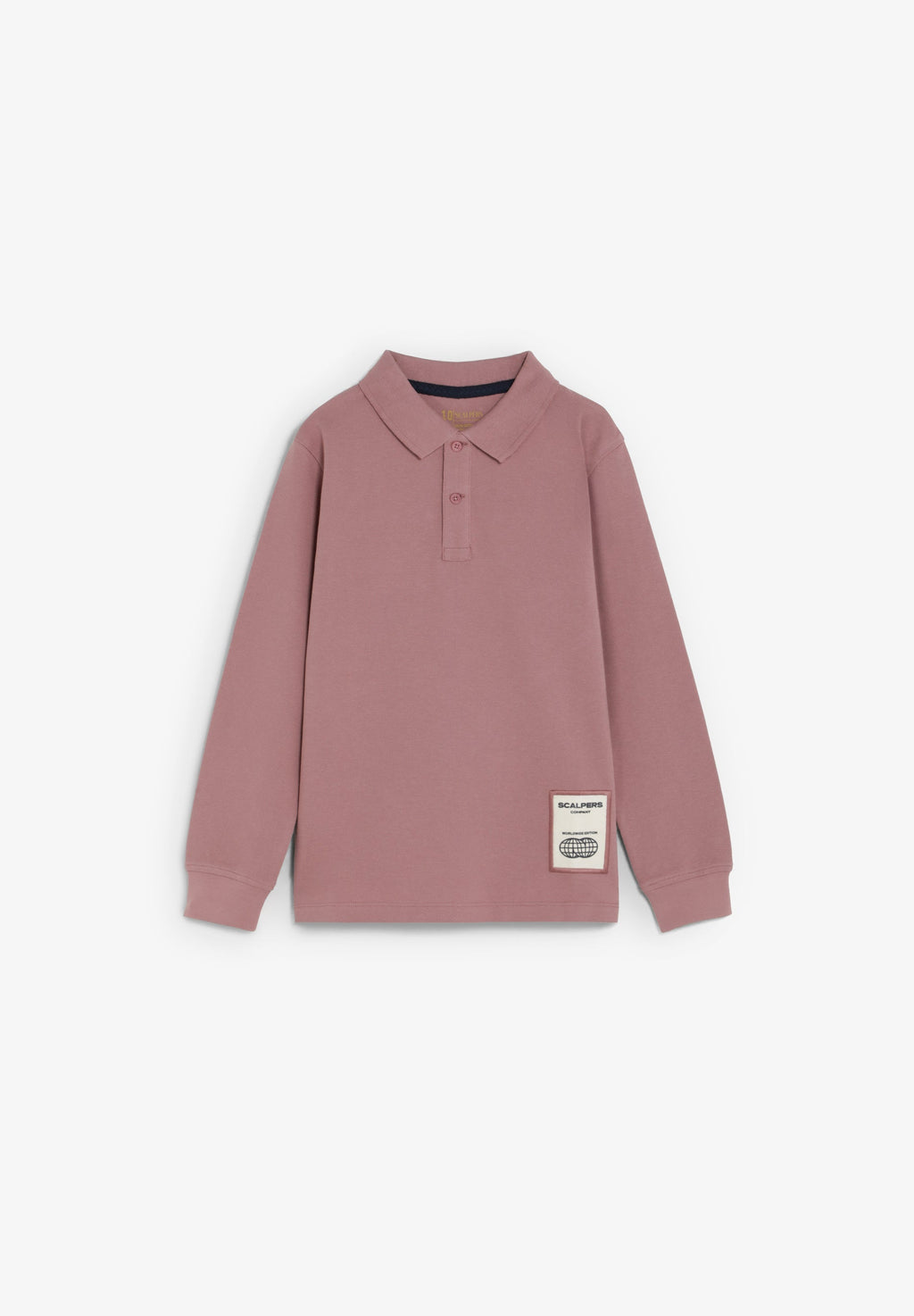 SCBACK SKULL LS POLO KIDS