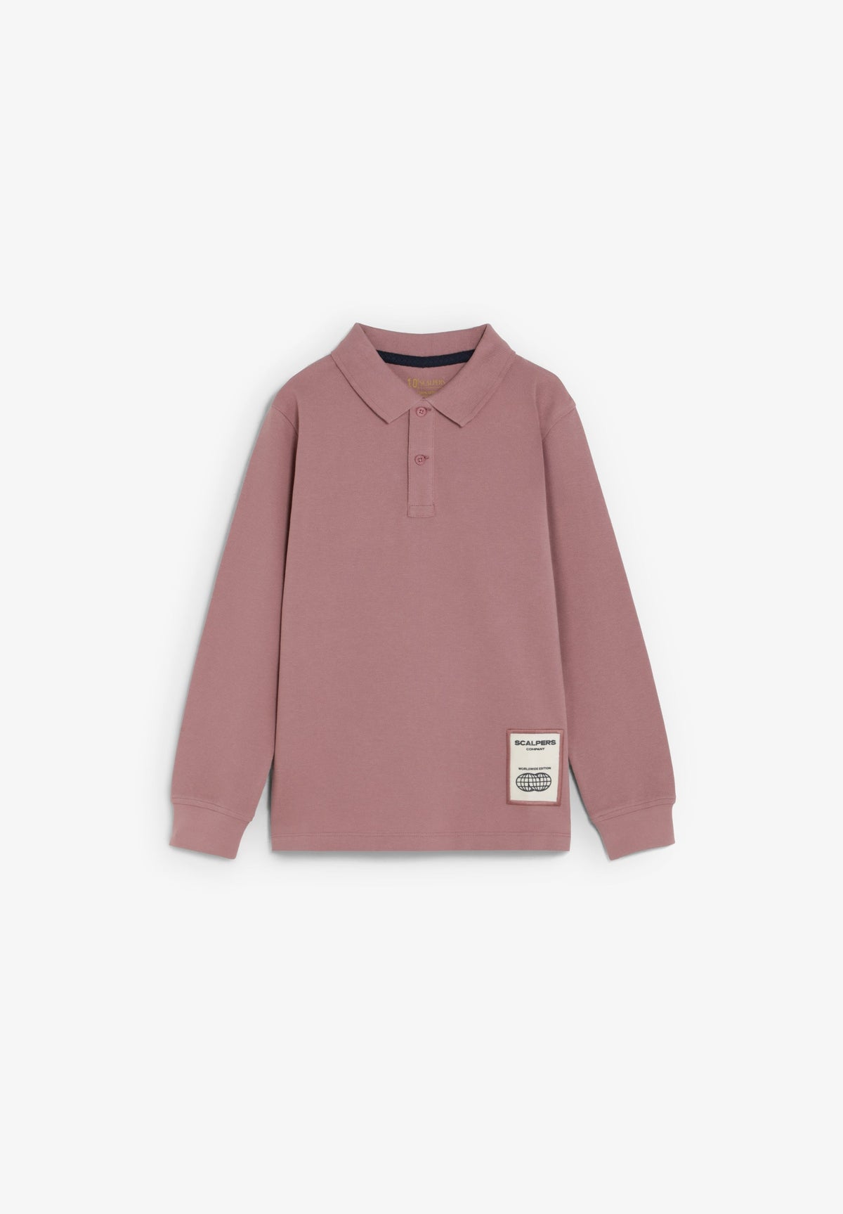 SCBACK SKULL LS POLO KIDS