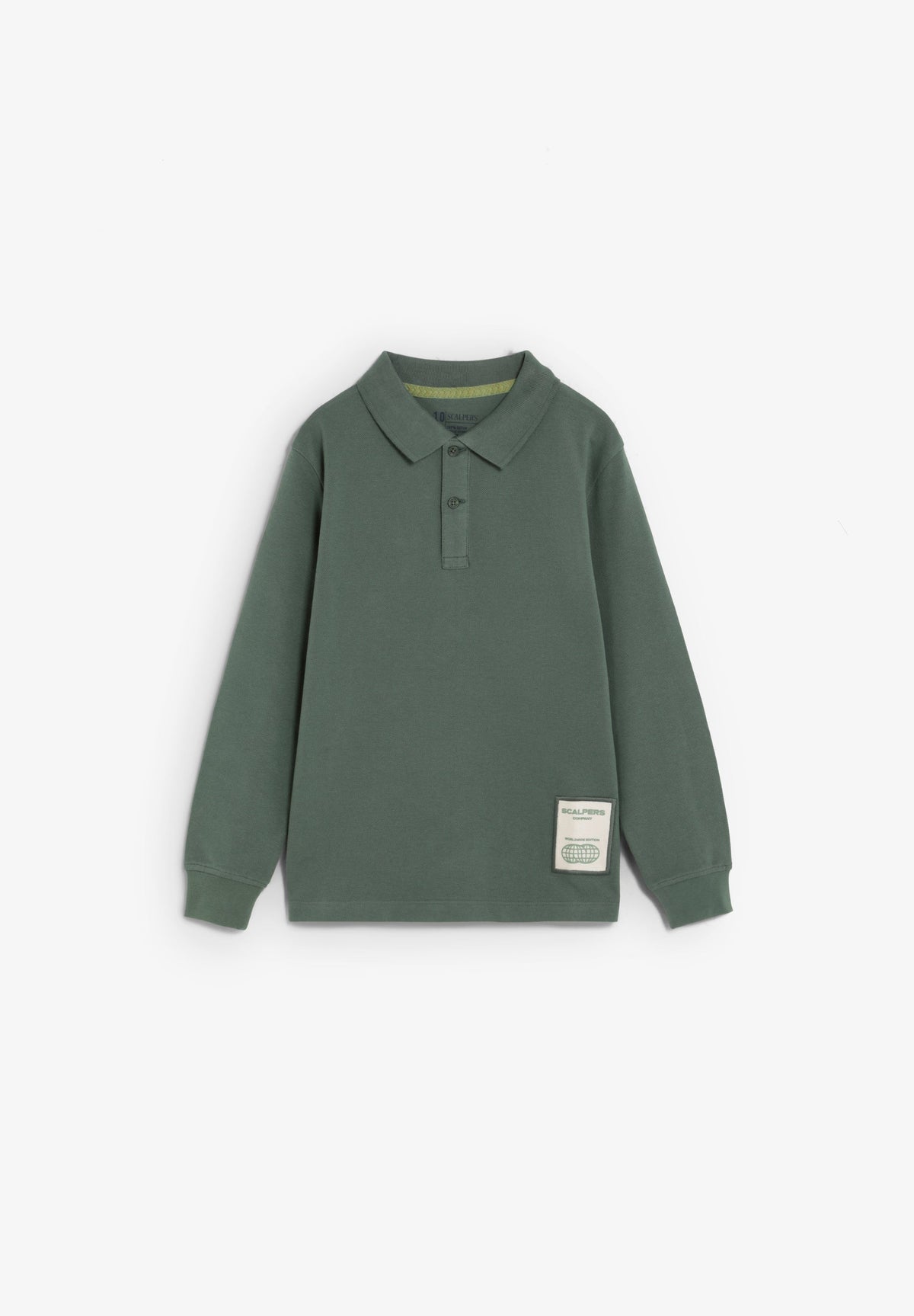 SCBACK SKULL LS POLO KIDS