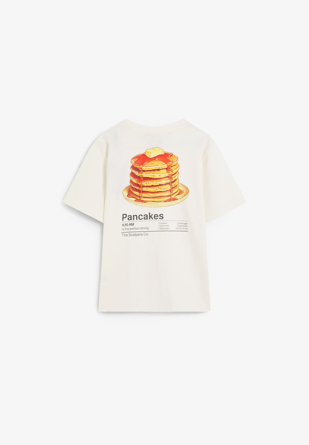 T-SHIRT WITH PANCAKE PRINT