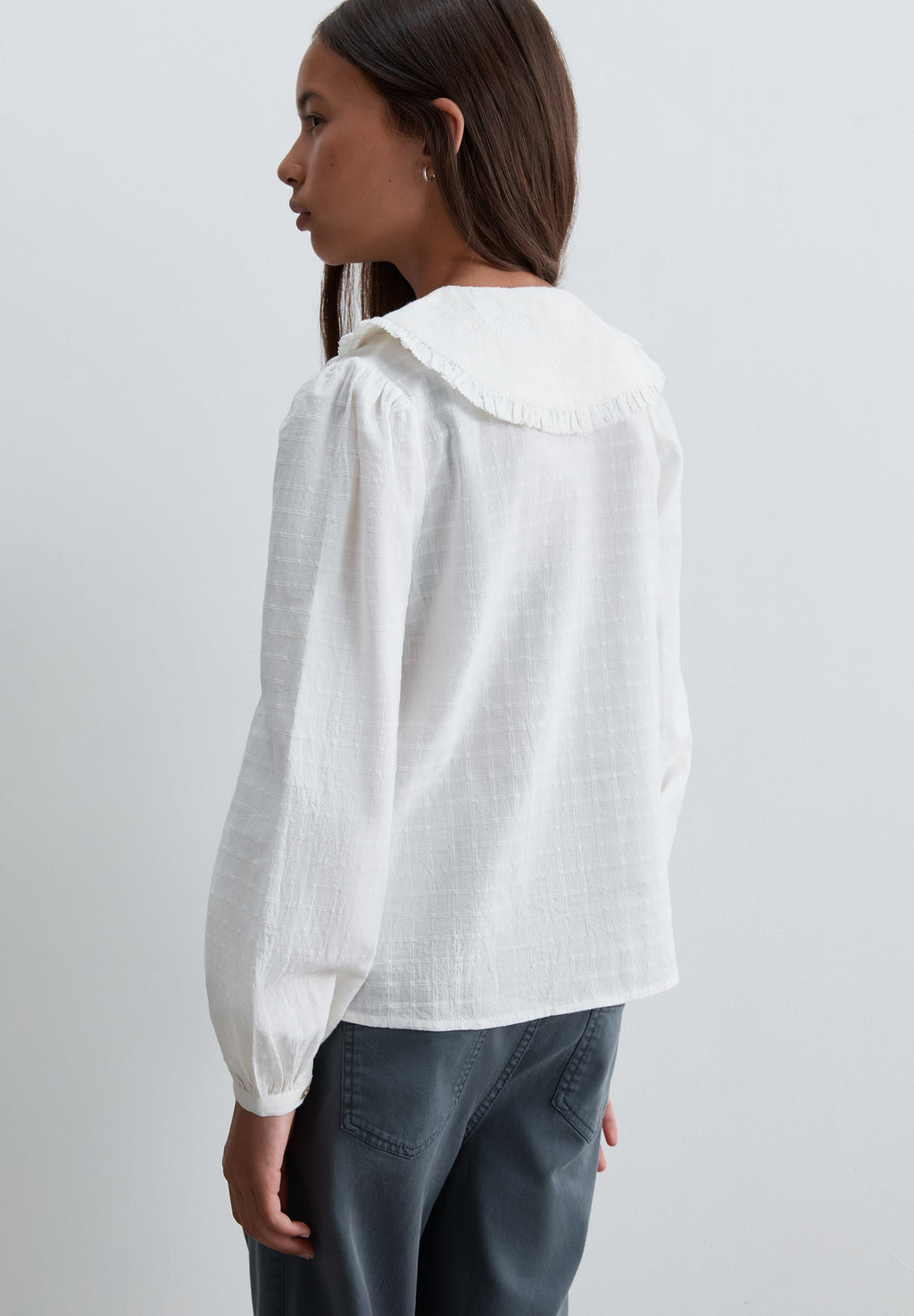 SCEMB COLLAR BLOUSE GIRLS