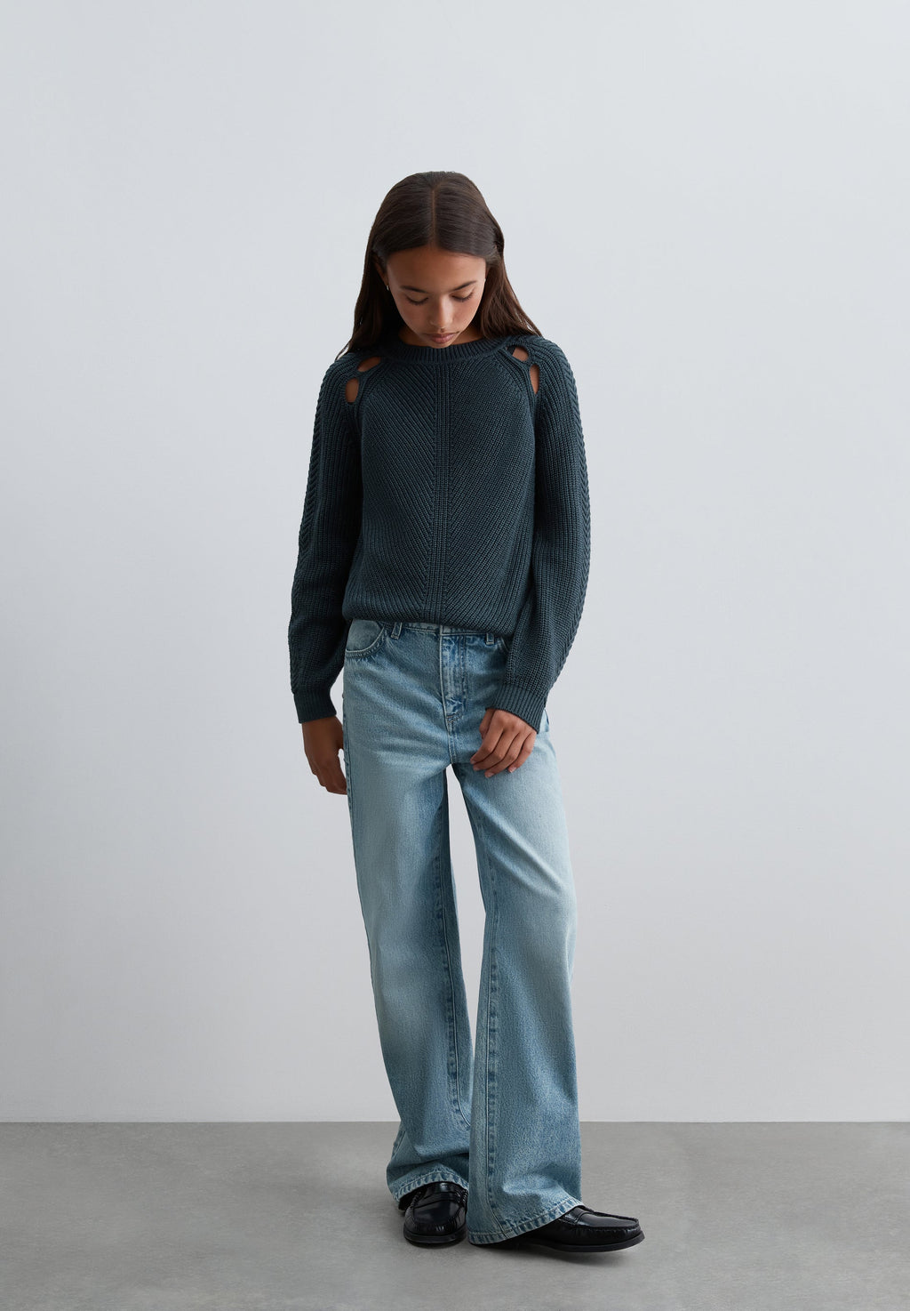 SCPANEL STUDS JEANS GIRLS