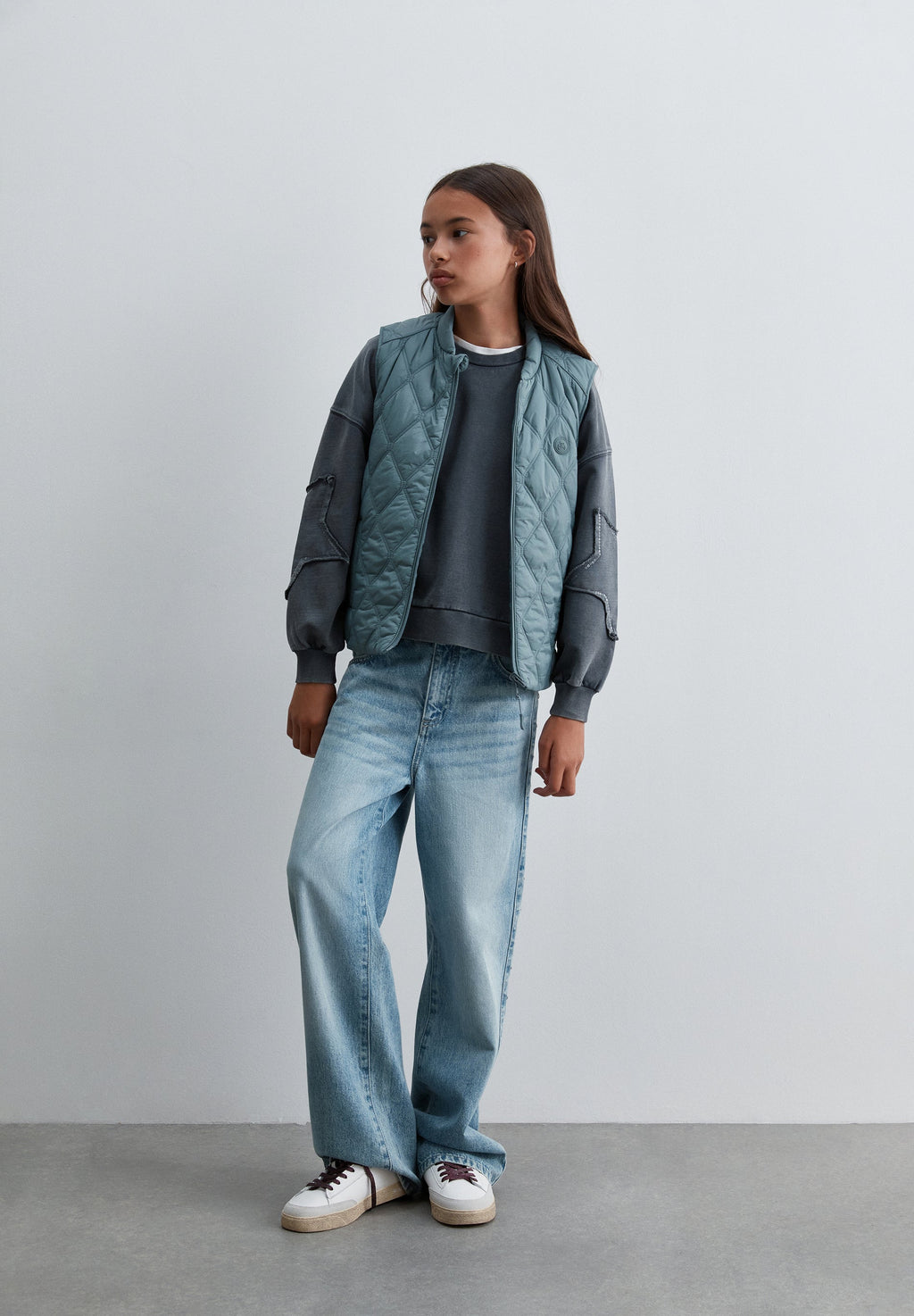 SCGSTAAD PRINTED VEST GIRLS