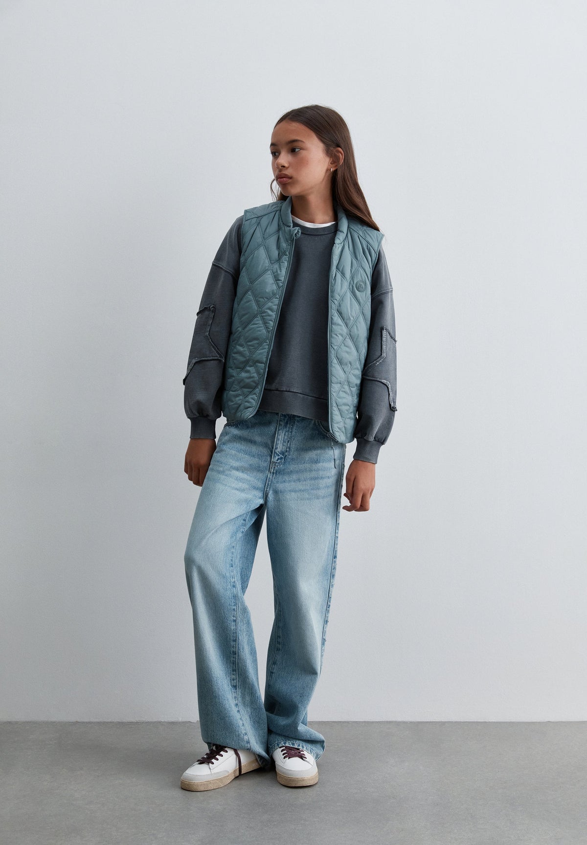 SCGSTAAD PRINTED VEST GIRLS