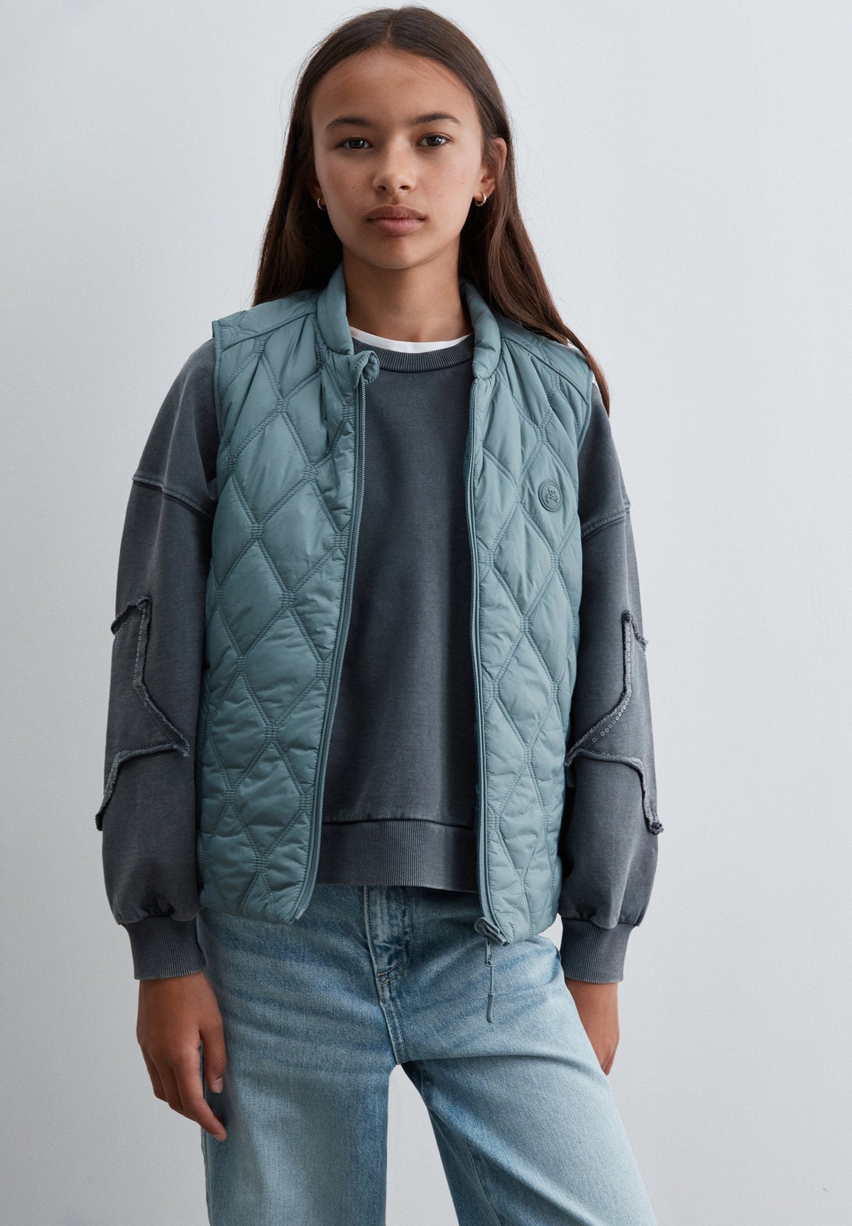 SCGSTAAD PRINTED VEST GIRLS