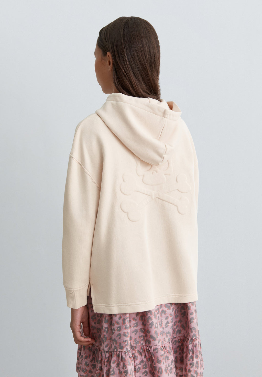 SCEMBOSS SKULL ZIP HOODIE GIRLS