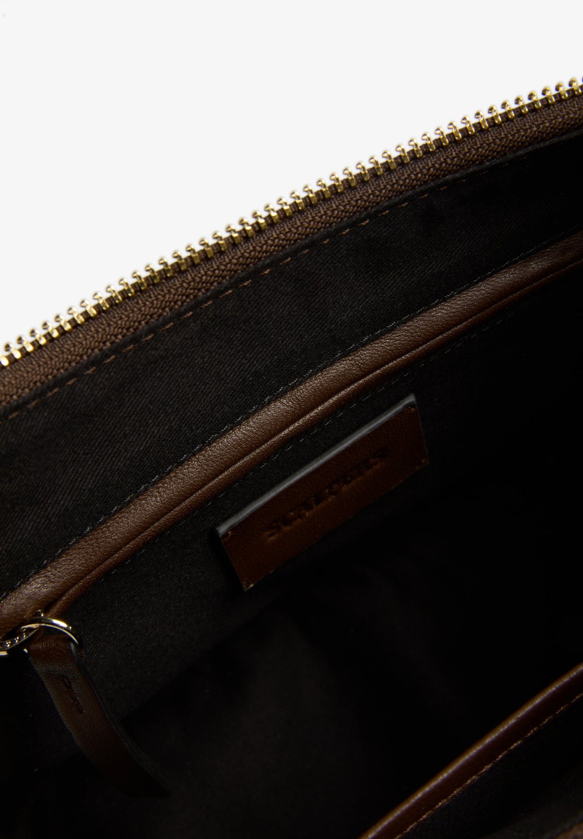 ROUND SPLIT SUEDE SHOULDER BAG