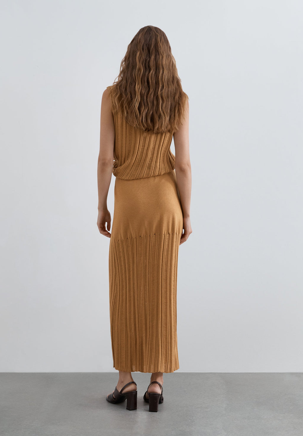 SCBROKEN KNIT SKIRT