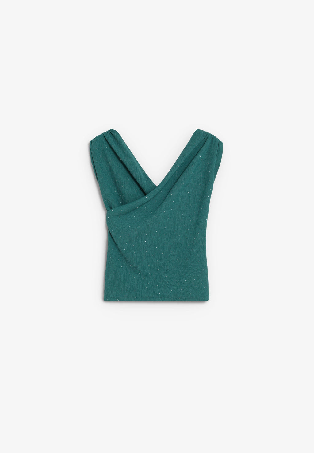 ASYMMETRIC TOP WITH RHINESTONES