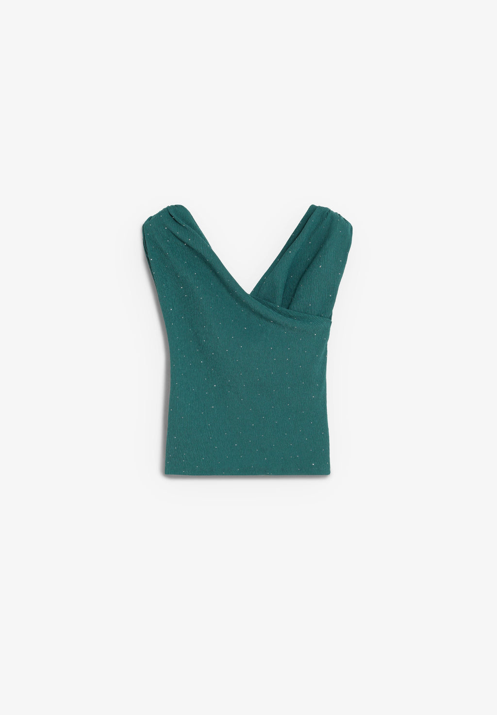 ASYMMETRIC TOP WITH RHINESTONES