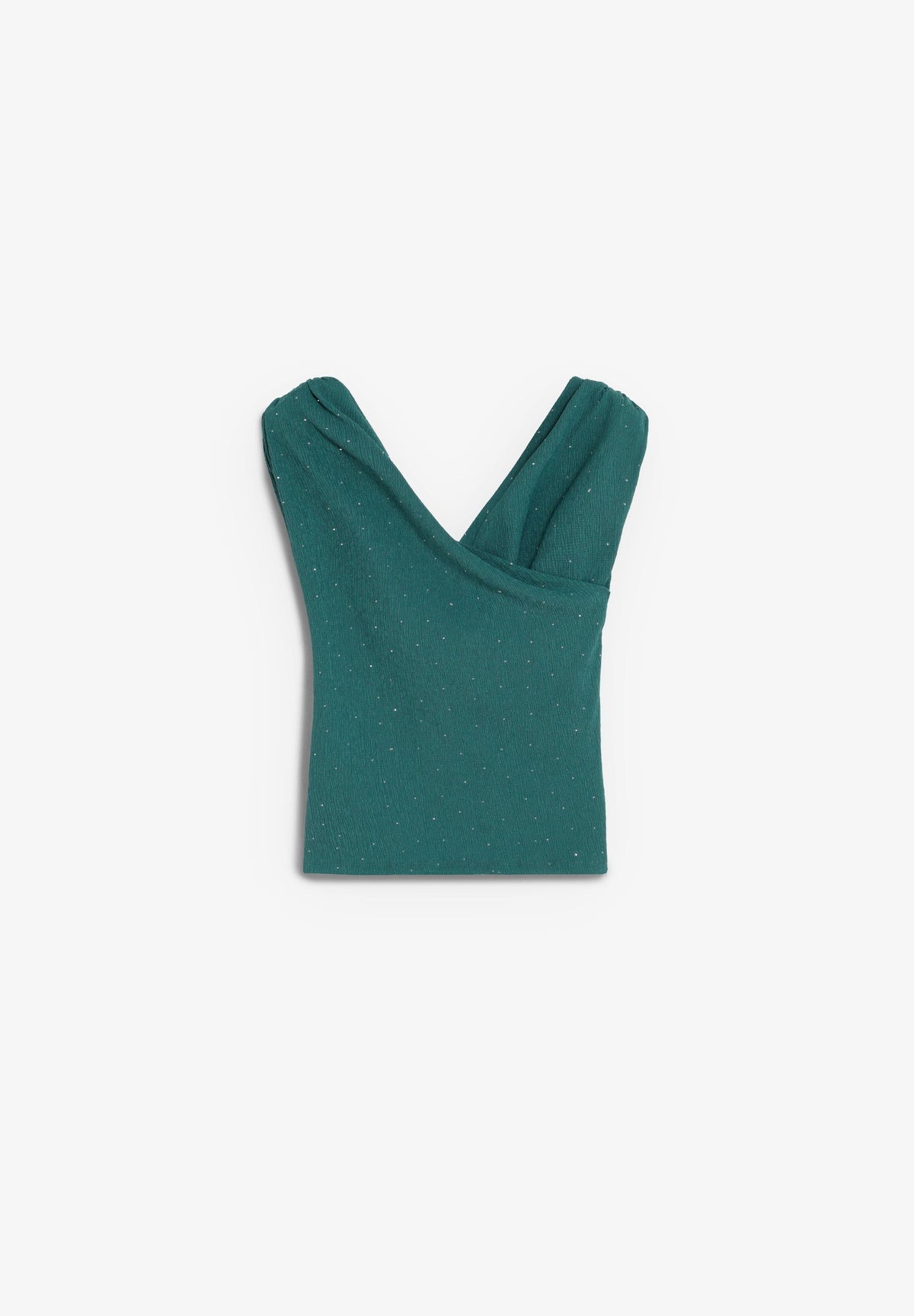 ASYMMETRIC TOP WITH RHINESTONES