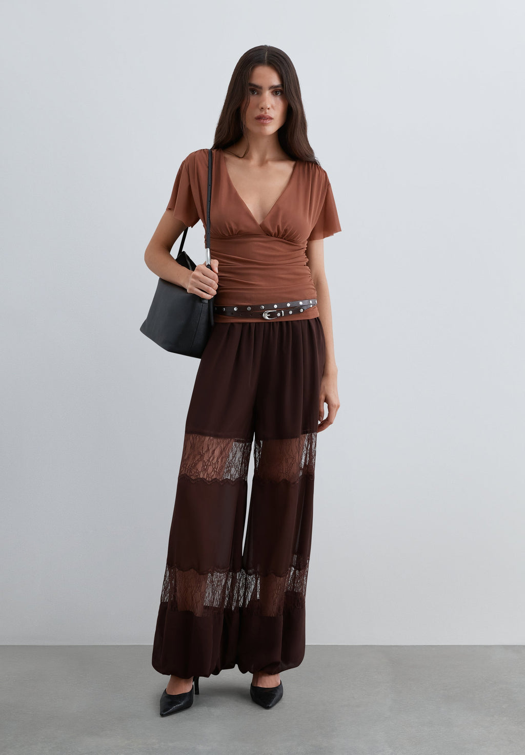 SCLACE HAREM PANT