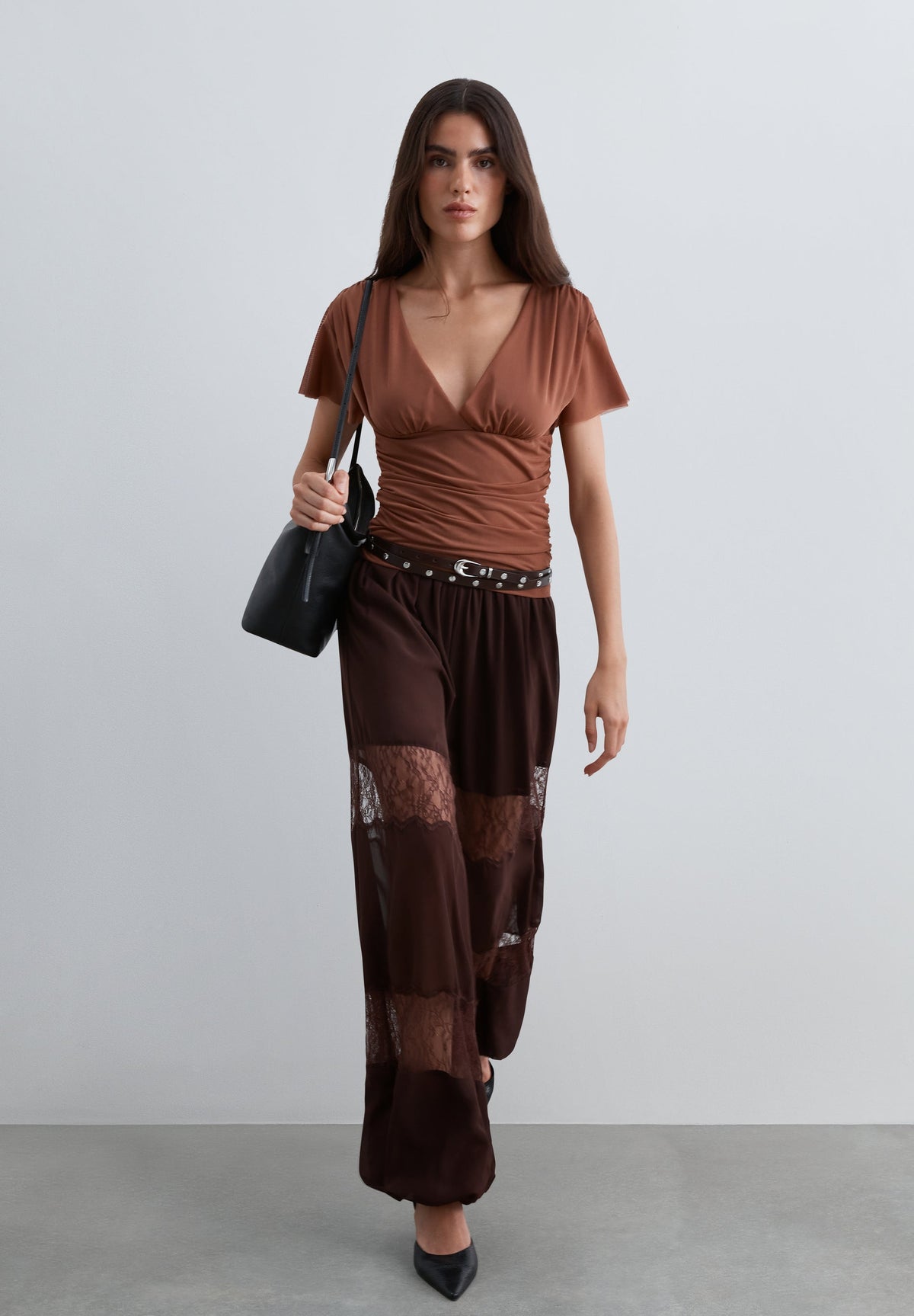 SCLACE HAREM PANT