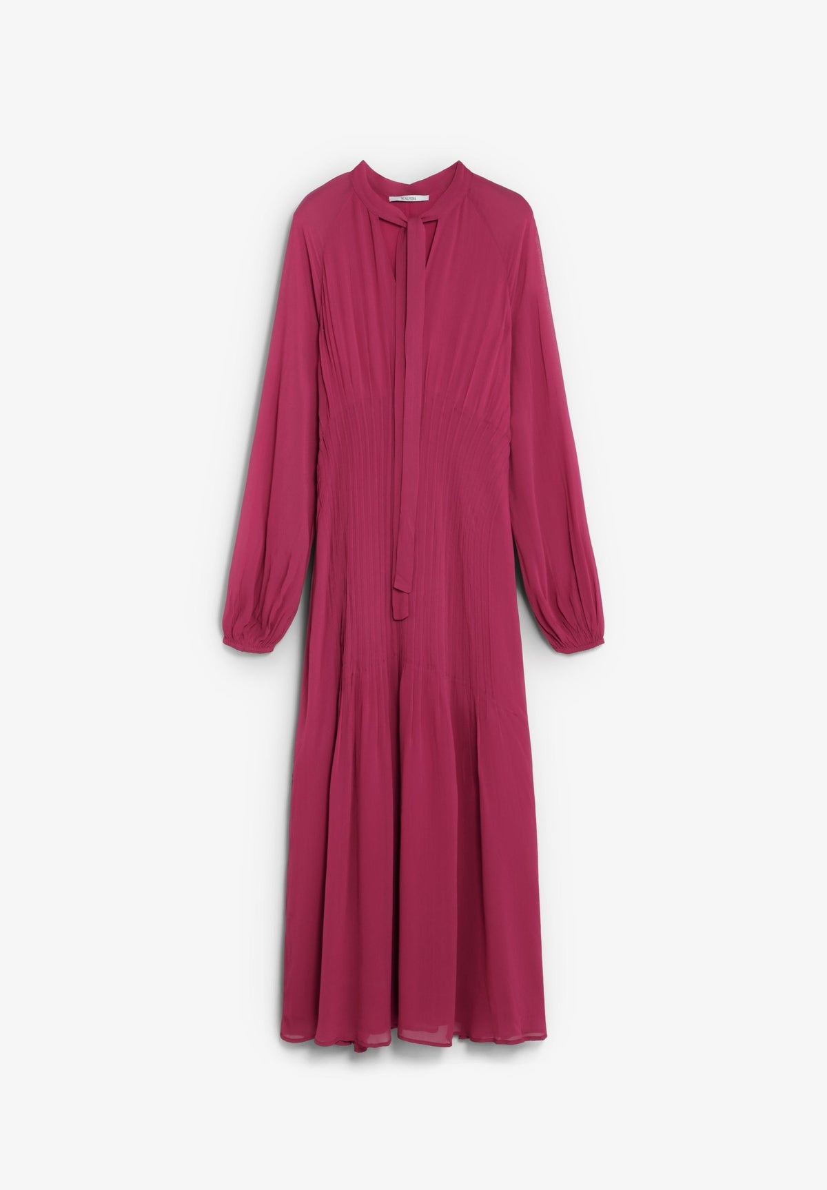 PLEATED BODICE DRESS