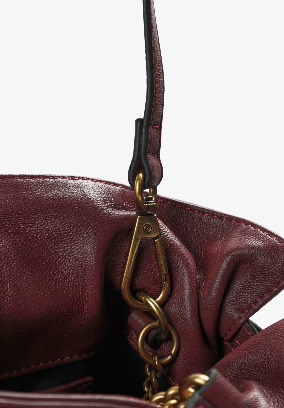 LEATHER BAG WITH STRAPS