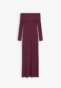 BARDOT NECKLINE KNIT DRESS