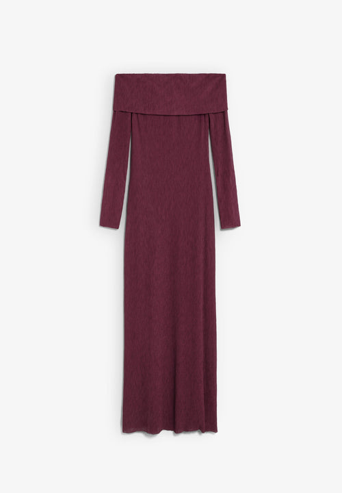 BARDOT NECKLINE KNIT DRESS