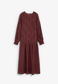 LONG SLEEVE RUCHED DRESS