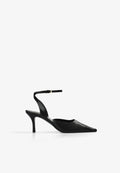 HIGH-HEELED SLINGBACK SHOES