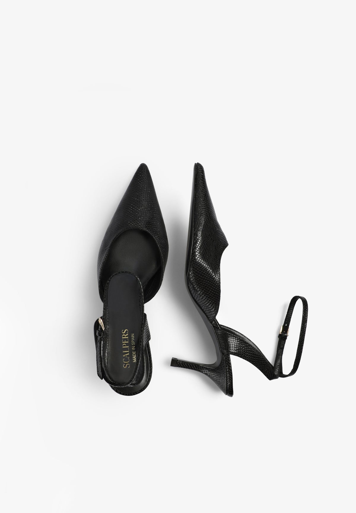 HIGH-HEELED SLINGBACK SHOES