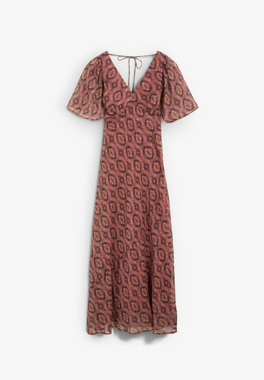 SCIKAT V PRINT DRESS