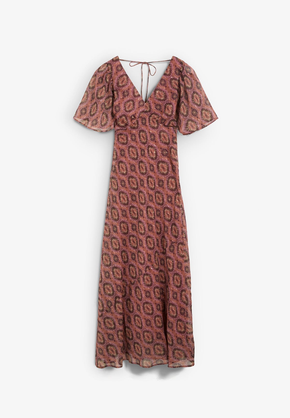 SCIKAT V PRINT DRESS