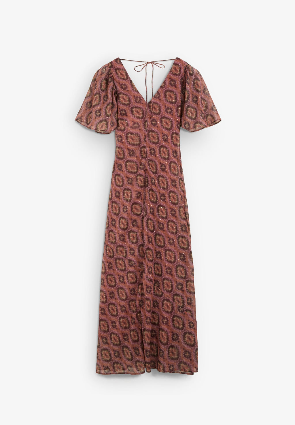 SCIKAT V PRINT DRESS