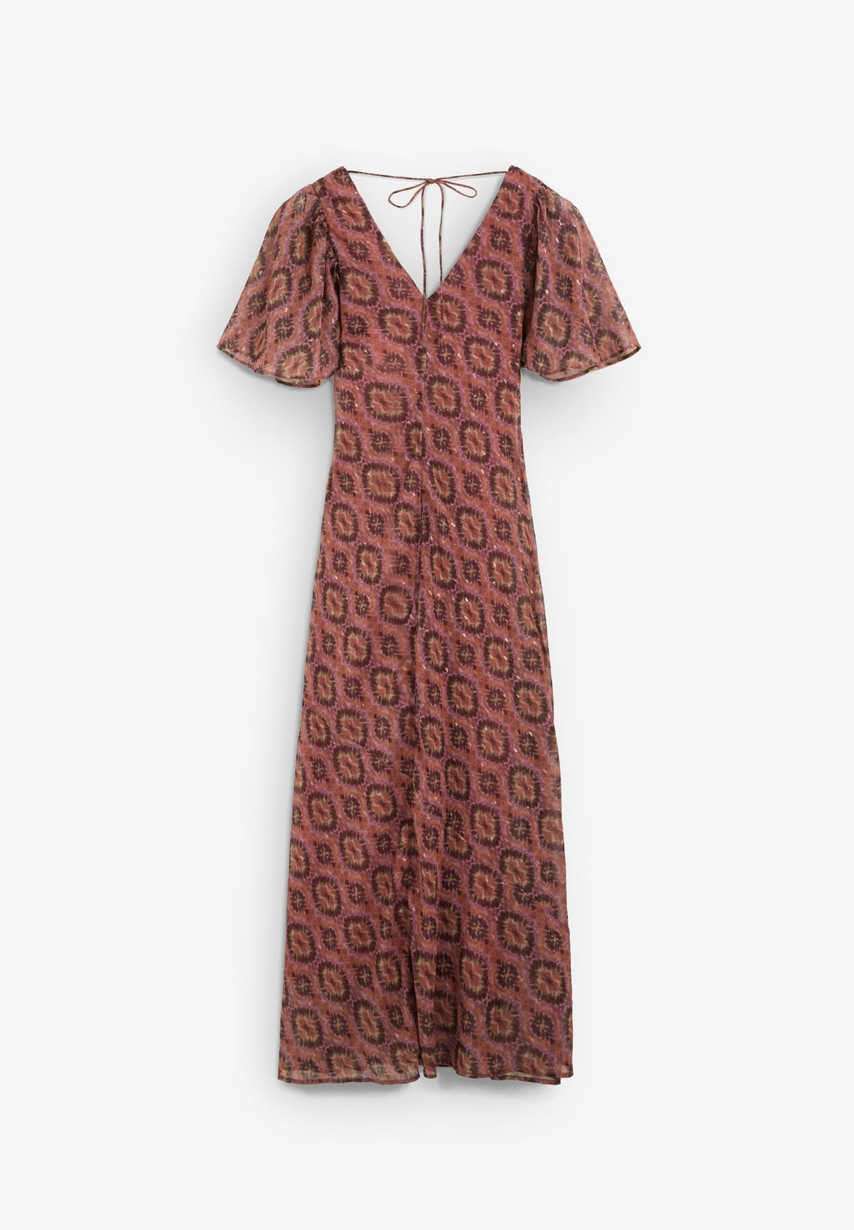 SCIKAT V PRINT DRESS