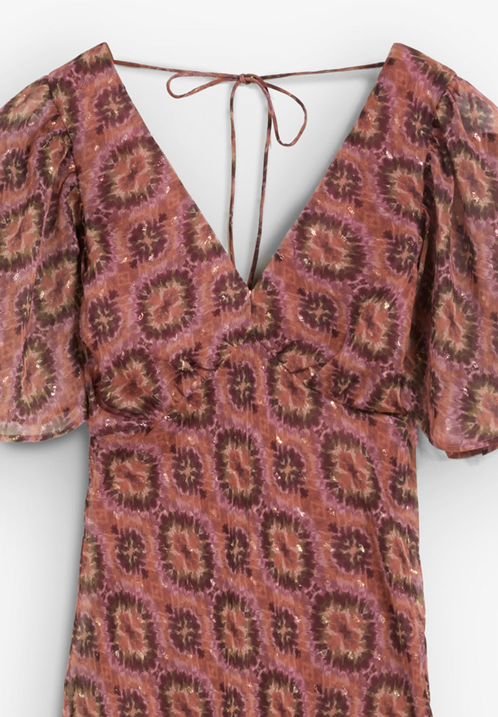 SCIKAT V PRINT DRESS