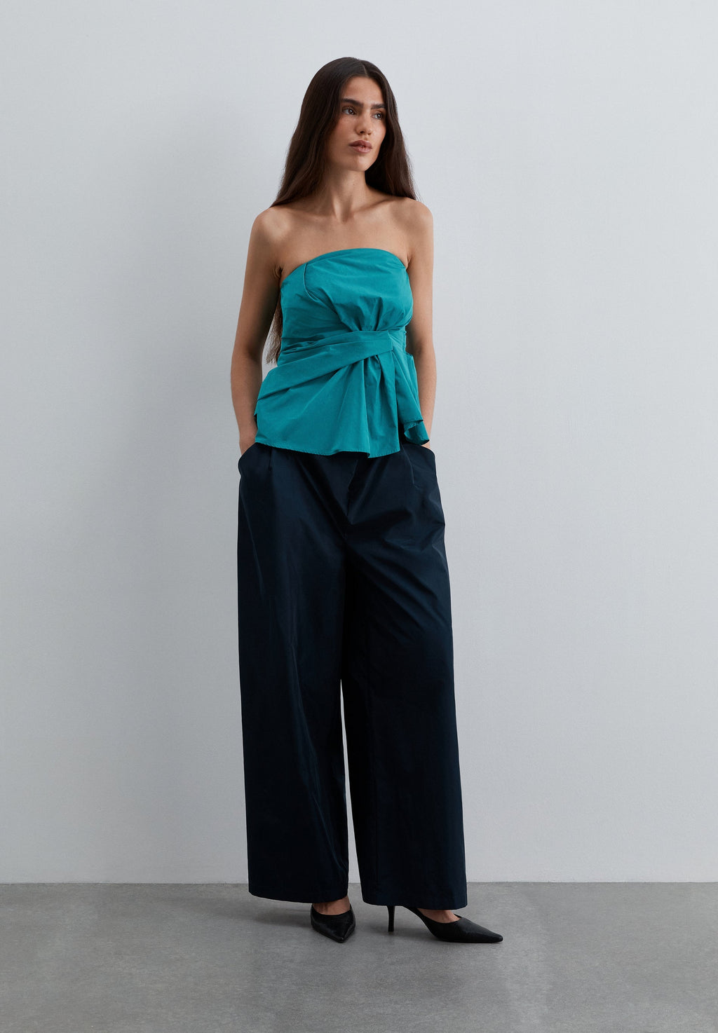 SCRF NEW TAFETA TOP
