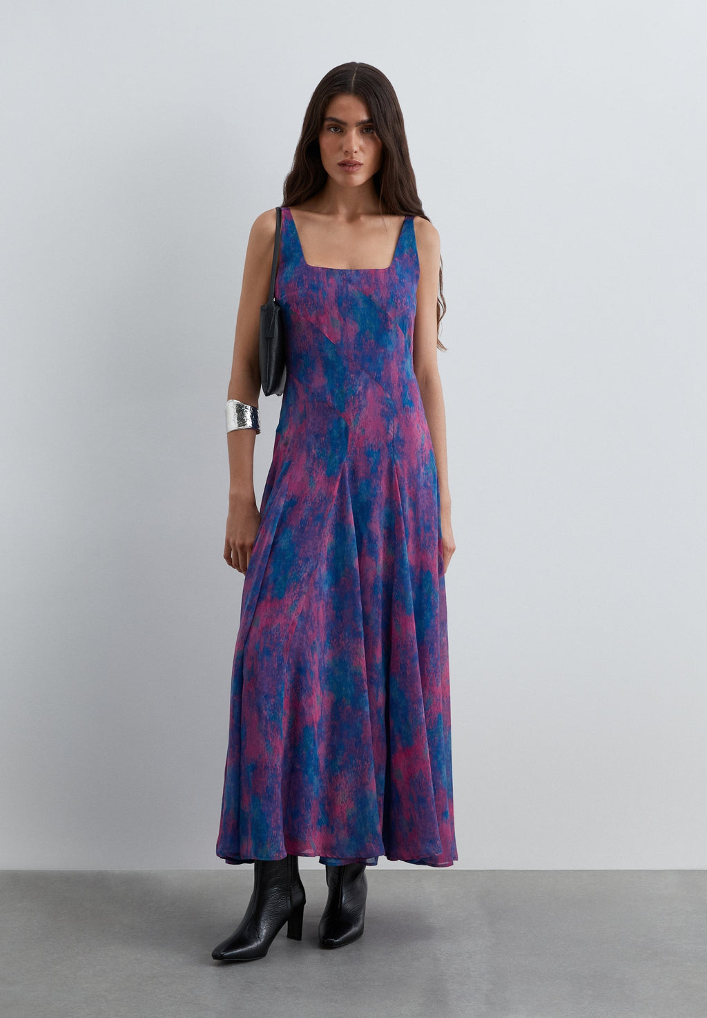 SCRF FLOWY SLIP DRESS