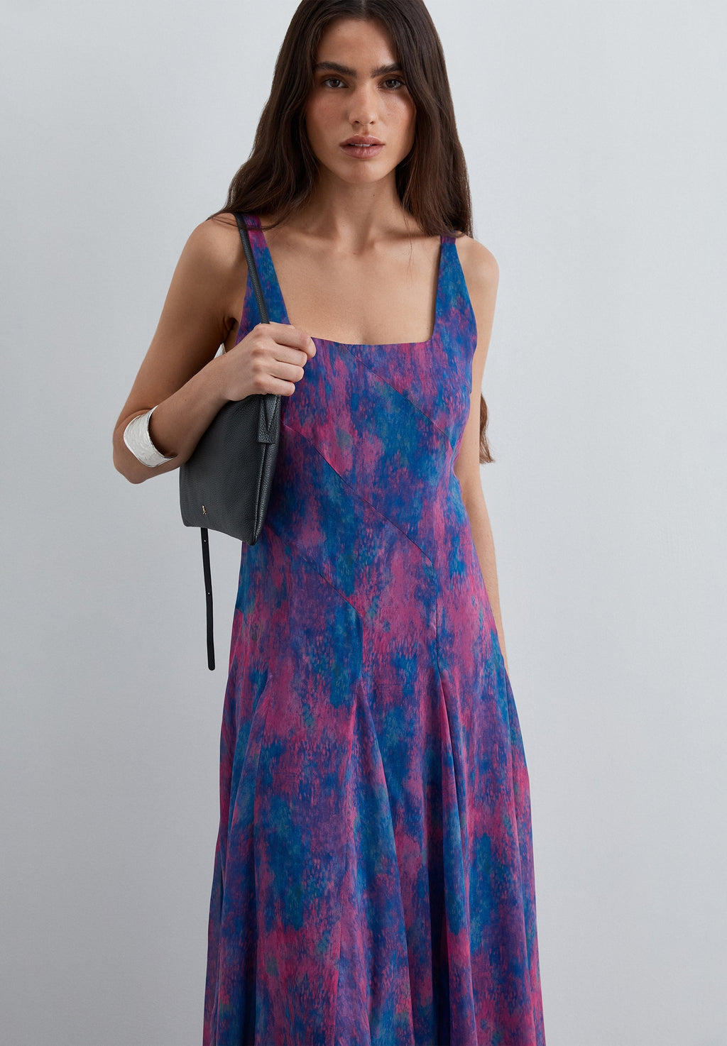 SCRF FLOWY SLIP DRESS