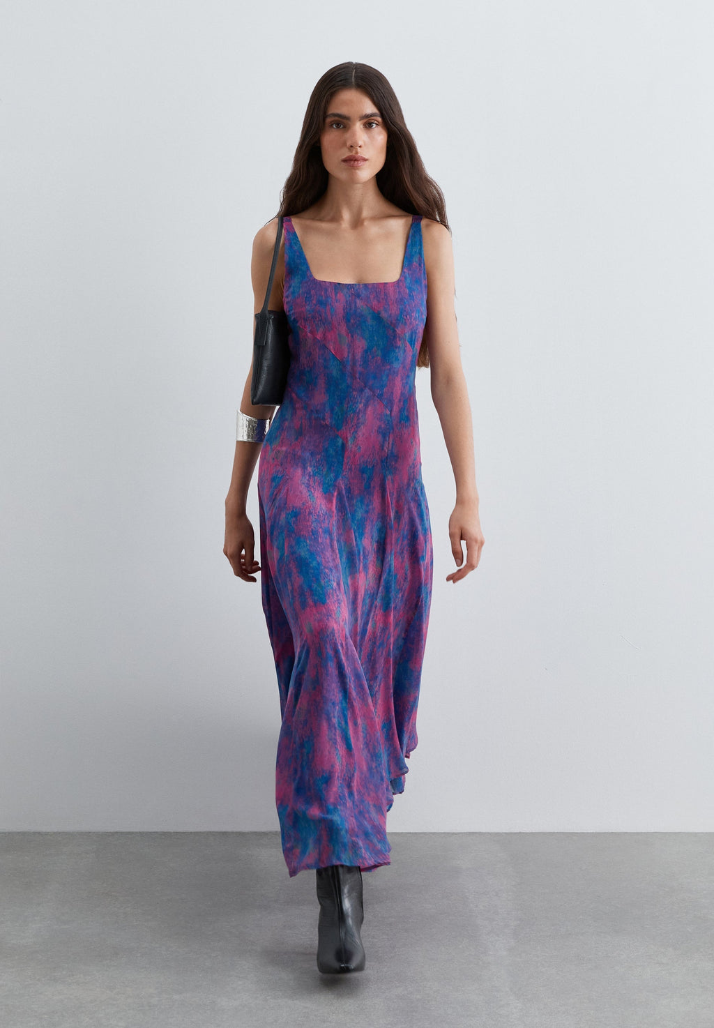 SCRF FLOWY SLIP DRESS