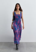 SCRF FLOWY SLIP DRESS