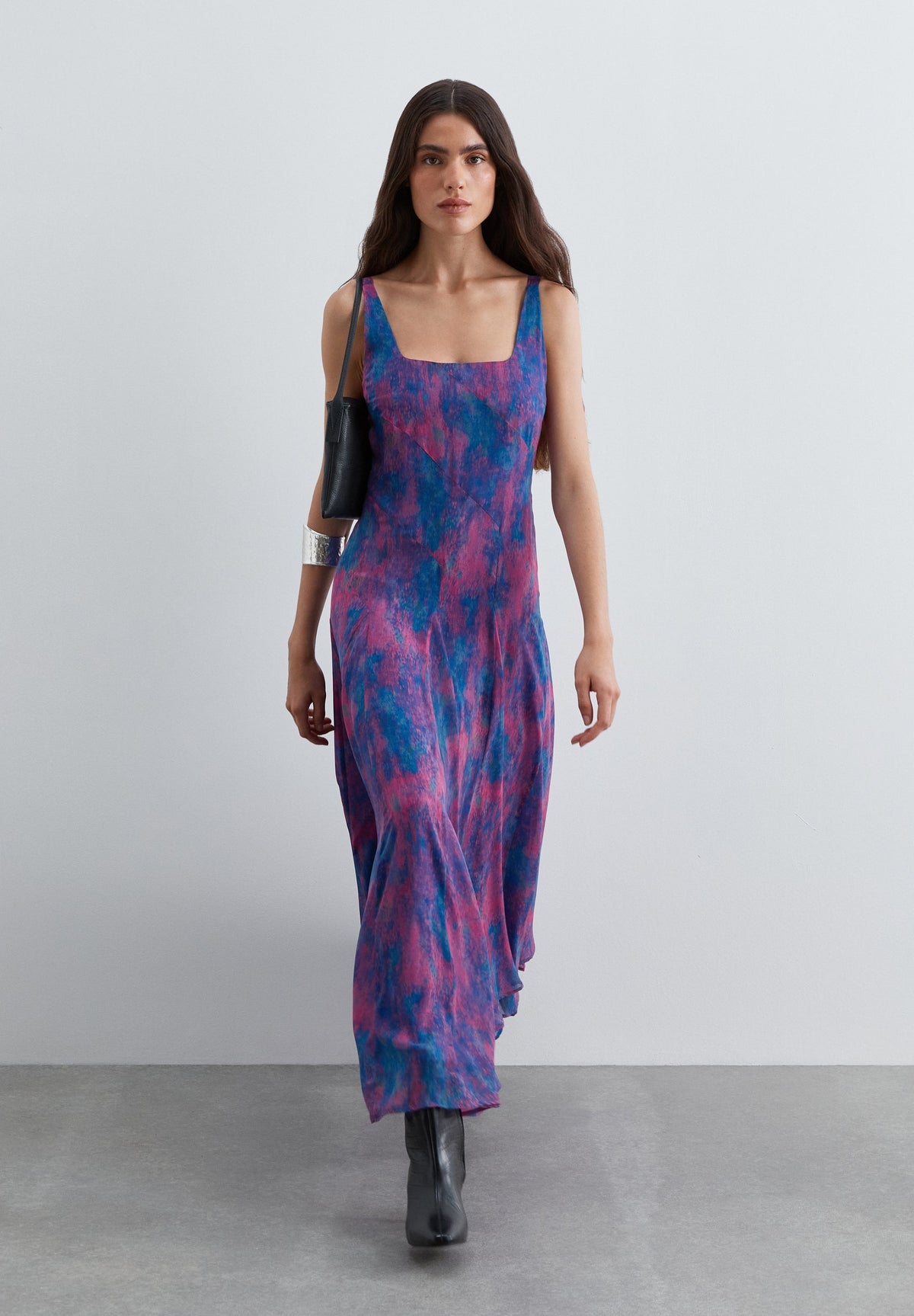 SCRF FLOWY SLIP DRESS