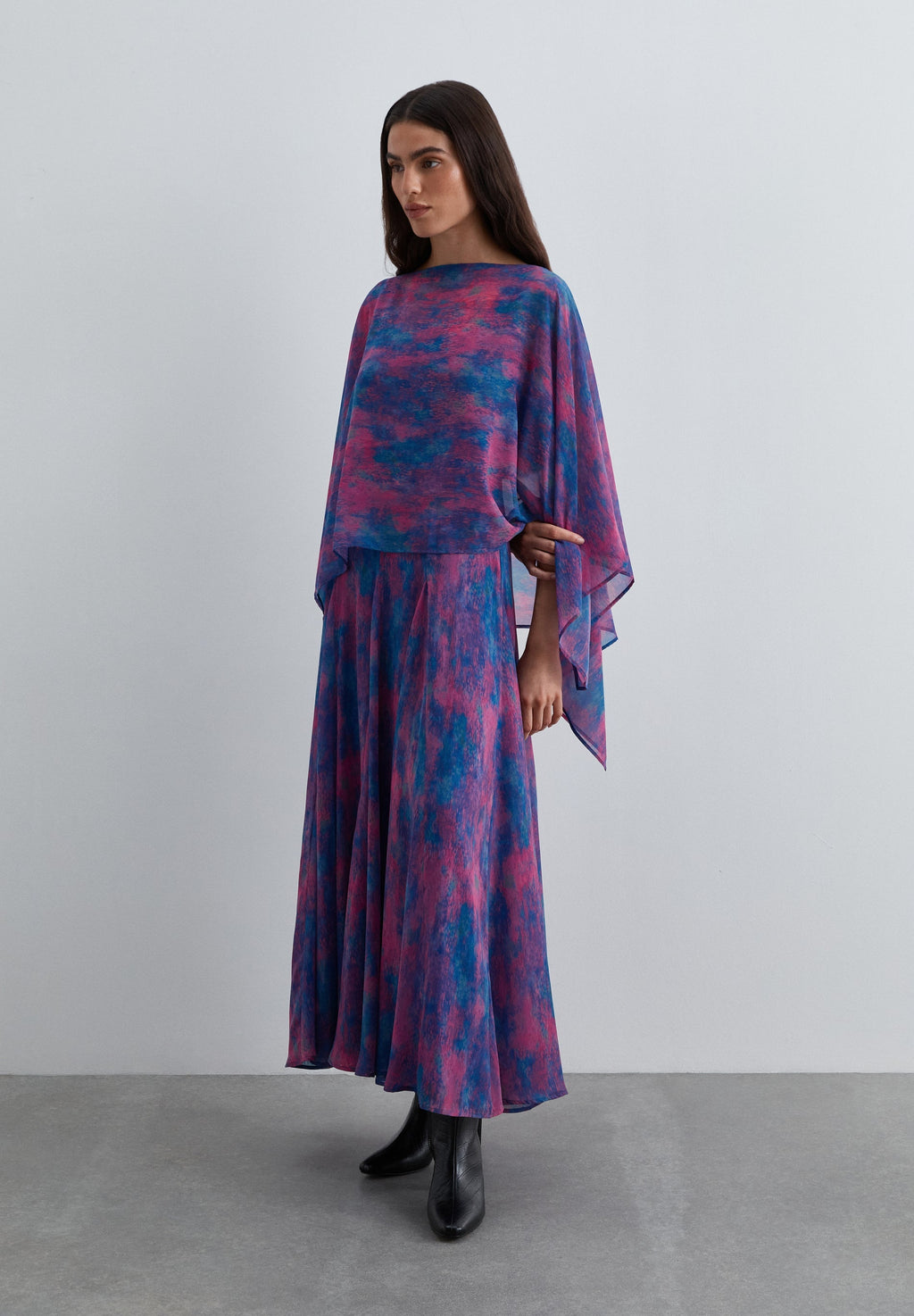 SCRF FLOWY SLIP DRESS