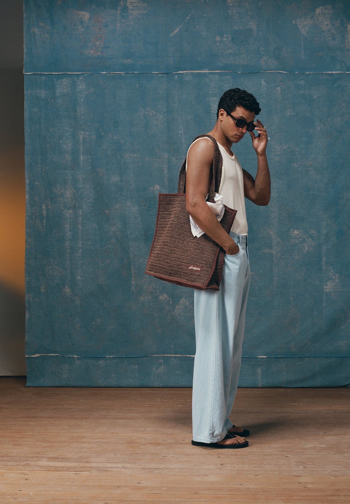 BRAIDED TOTE BAG